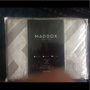 Z GALLERIE MADDOX DRAPERY PANELS- SET OF TWO